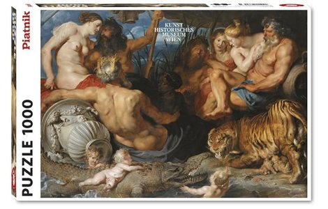 Puzzel Rubens - De vier continenten 1000 stukjes