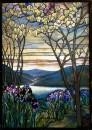 Puzzel  Tiffany - Magnolias and Irises 1000 stukjes