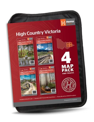 Victoria High Country map pack 4-set