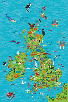 Children’s Wall Map of the United Kingdom and Ireland