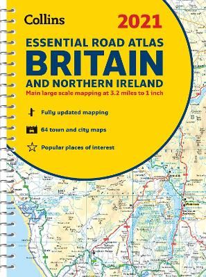 Collins Maps: GB Road Atlas Britain 2021 Essential