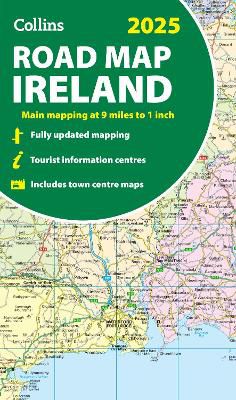 2025 Collins Road Map of Ireland