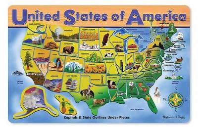 USA Map Puzzle (Wooden)