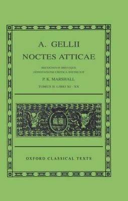 Aulus Gellius Noctes Atticae Volume II