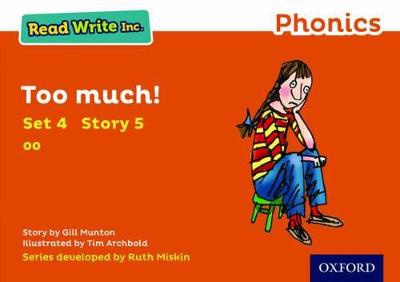 Read Write Inc. Phonics: Too Much! (Orange Set 4 Storybook 5)