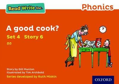 Read Write Inc. Phonics: A Good Cook? (Orange Set 4 Storybook 6)