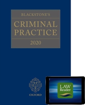 BLACKSTONES CRIMINAL PRAC 2020