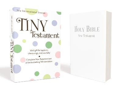 NIV, Tiny Testament Bible: New Testament, Leathersoft, White