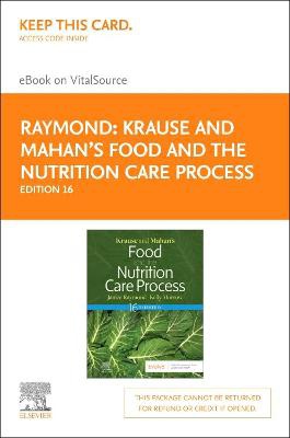 Krause and Mahan's Food and the Nutrition Care Process, 16e, Elsevier eBook on Vitalsource (Retail Access Card)