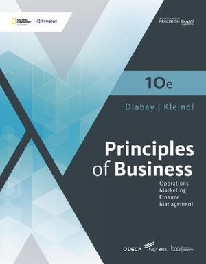 Principles of Business, 10th Student Edition