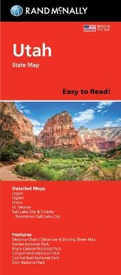 Rand McNally Easy to Read Folded Map: Utah State Map