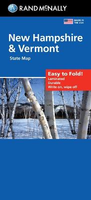 Rand McNally Easy to Fold: New Hampshire & Vermont Laminated Map