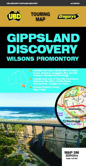 Gippsland Discovery Map 386 8th ed