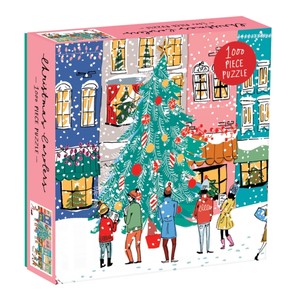 Christmas Carolers Square Boxed 100