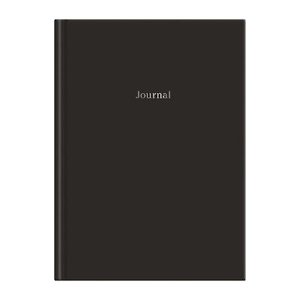 Black Hardcover Journal 6 X 8.5"