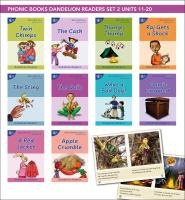 Phonic Books Dandelion Readers Set 2 Units 11-20 Twin Chimps (Two Letter Spellings sh, ch, th, ng, qu, wh, -ed, -ing, -le)