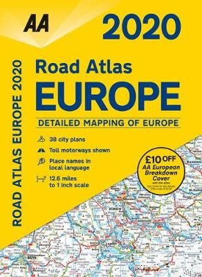 ROAD ATLAS EUROPE 2020 20/E