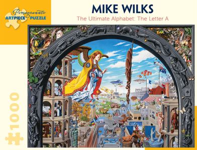Mike Wilks The Ultimate Alphabet The Letter A 1000-piece Jigsaw Puzzle
