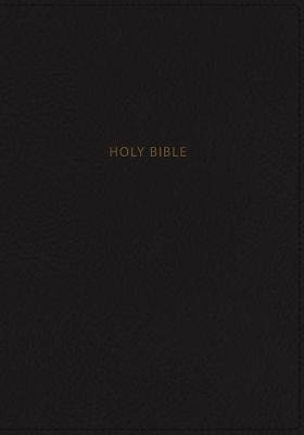 NKJV, Journal the Word Bible, Imitation Leather, Black, Red Letter Edition, Comfort Print