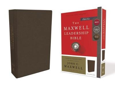 NKJV, Maxwell Leadership Bible, Third Edition, Premium Cowhide Leather, Brown, Comfort Print