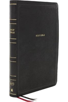 KJV Holy Bible: Giant Print Thinline Bible, Black Leathersoft, Red Letter, Comfort Print (Thumb Indexed): King James Version