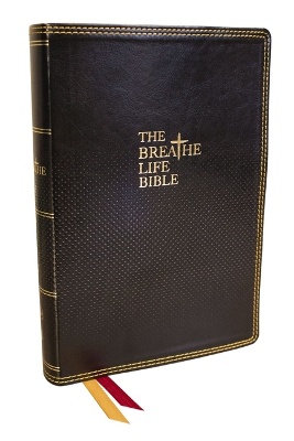 The Breathe Life Holy Bible: Faith in Action (NKJV, Black Leathersoft, Red Letter, Comfort Print)