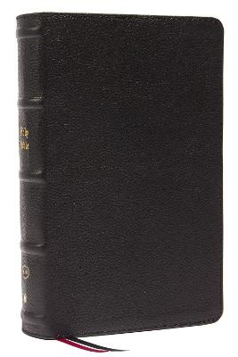 KJV Holy Bible: Large Print Single-Column with 43,000 End-of-Verse Cross References, Black Genuine Leather, Personal Size, Red Letter, Comfort Print: King James Version