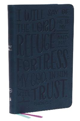Kjv, Thinline Youth Edition Bible, Verse Art Cover Collection, Leathersoft, Teal, Red Letter, Comfort Print