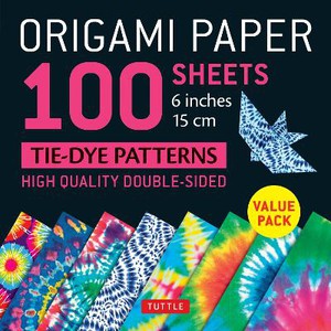 Origami Paper 100 sheets Tie-Dye Patterns 6 inch (15 cm)