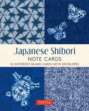 Japanese Shibori, 16 Note Cards