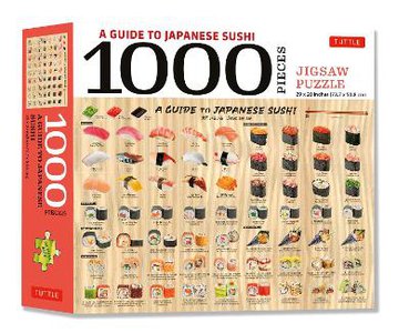 Tuttle Puzzel - A Guide To Japanese Sushi 1000 stukjes