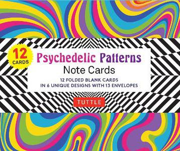 Psychedelic Patterns Note Cards - 12 cards