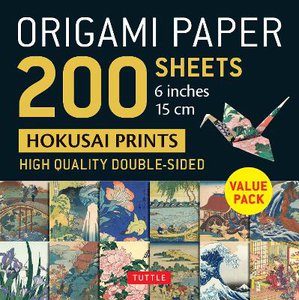 Origami Paper 200 sheets Hokusai Prints 6" (15 cm)