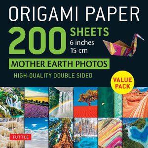 Origami Paper 200 sheets Mother Earth Photos 6" (15 cm)