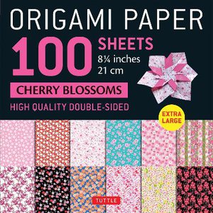 Origami Paper 100 sheets Cherry Blossoms 8 1/4" (21 cm)