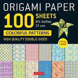 Origami Paper 100 sheets Colorful Patterns 8 1/4" (21 cm)