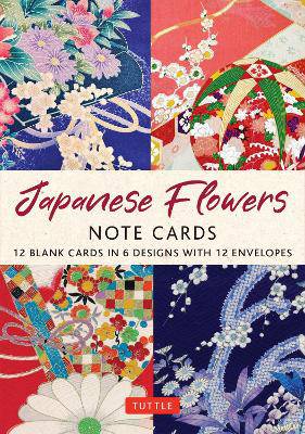 Japanese Flowers, 12 Note Cards