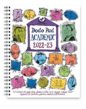 Dodo Pad Academic 2022-2023 Mid Year Desk Diary, Academic Year, Week to View