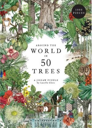 Puzzel Around the World in 50 Trees 1000 stukjes