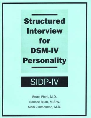 Structured Interview For Dsm-iv (r) Personality (sidp-iv)