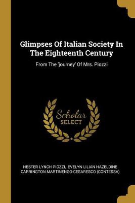 GLIMPSES OF ITALIAN SOCIETY IN