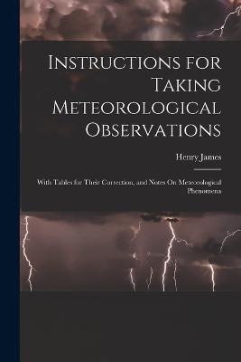 Instructions for Taking Meteorological Observations
