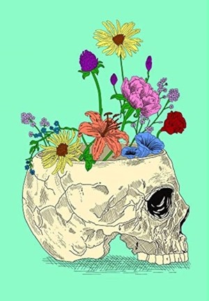 Flower Skull Journal