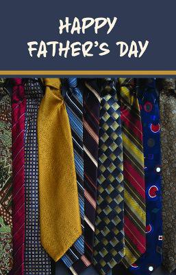 Father's Day Bulletin: Happy Father's Day (Package of 100)