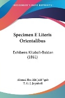 Specimen E Literis Orientalibus