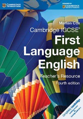 Cox, M: Cambridge IGCSE First Language English Teacher's Res