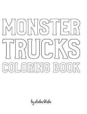 Monster Trucks Coloring Book for Children - Create Your Own Doodle Cover (8x10 Hardcover Personalized Coloring Book / Activity Book)