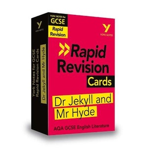 York Notes for AQA GCSE Rapid Revision Cards: The Strange Case of Dr Jekyll and Mr Hyde catch up, revise and be ready for and 2023 and 2024 exams and assessments
