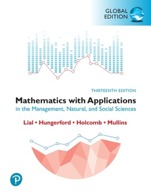 Mathematics with Applications in the Management, Natural and Social Sciences, Global Edition -- MyLab Mathematics with Pearson eText (Access Card)