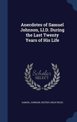 ANECDOTES OF SAMUEL JOHNSON LL